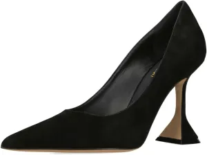 Pazzion Women Fashion Closed Pointed Toe Pumps High Heels Slip On Solid Color Shoes for Casual Walking Dating Outfit Size 4-16 US
