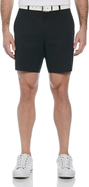 PGA TOUR Men's 7” Flat Front Performance Golf Shorts with Stretch Active Waistband, Moisture-Wicking, Sun Protection