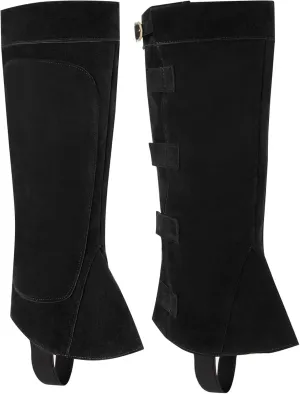 Pirate Boot Cover Men Faux Leather Renaissance Medieval Boot Covers for Halloween Cosplay Costume