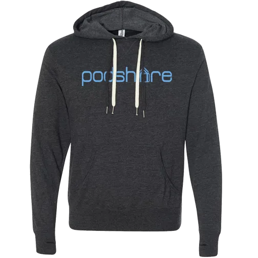 PodShare Core 2 Pullover Lightweight Hoodie (Charcoal)