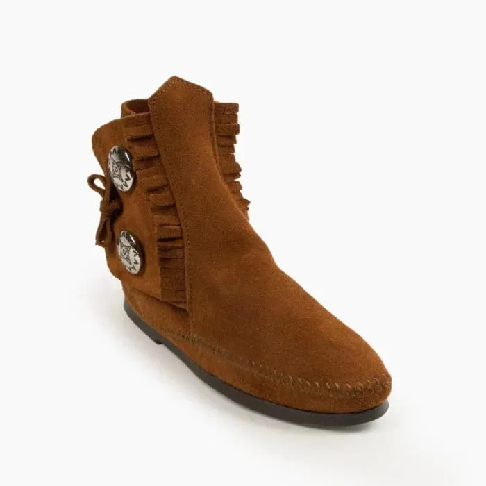 Pre-Order Minnetonka Men's TWO BUTTON BOOT HARDSOLE & SOFTSOLE