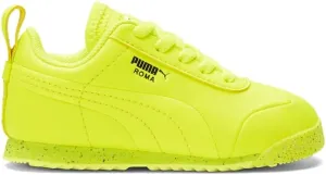 Puma Toddler Boys Roma Retro Speckle Slip On Sneakers Shoes Casual - Yellow