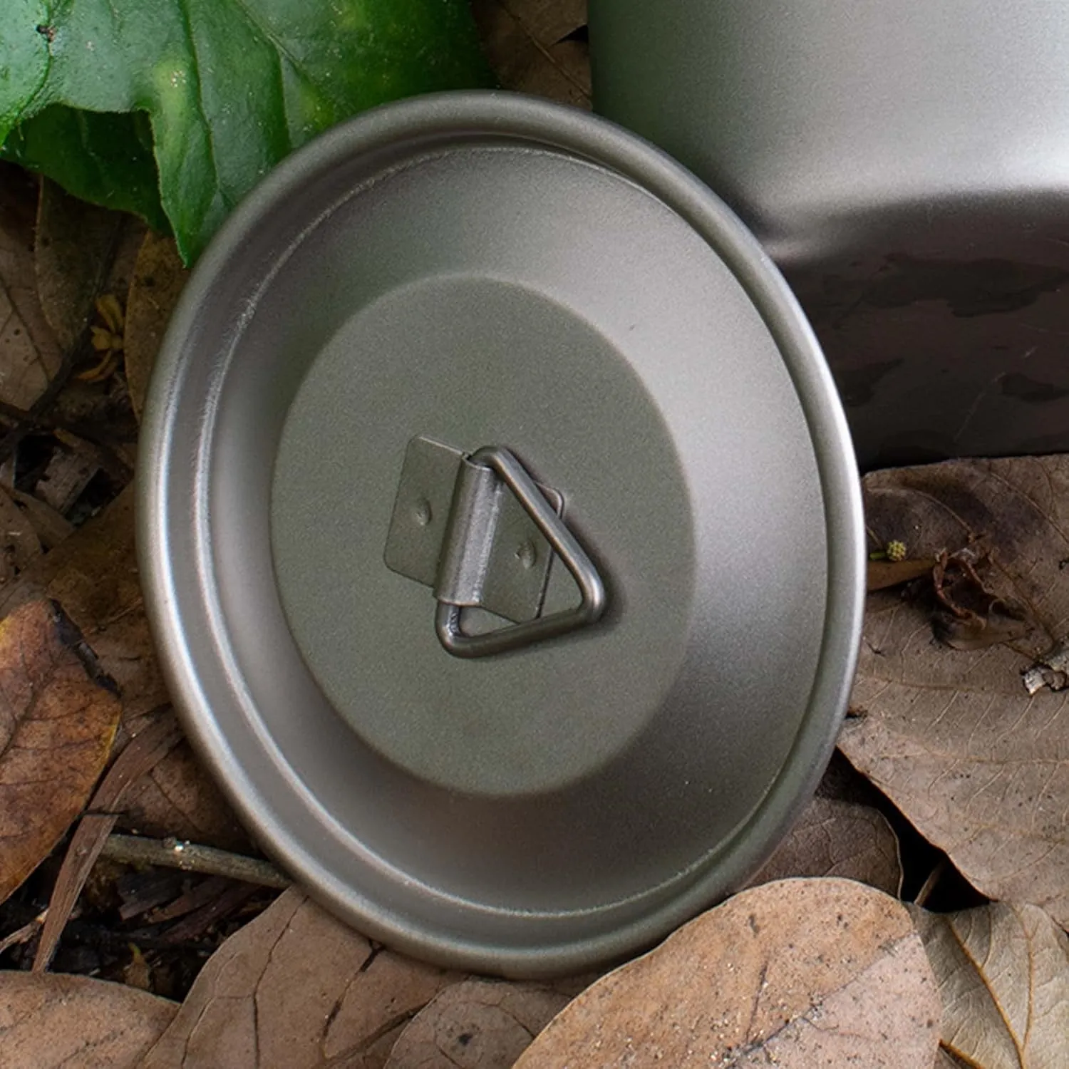 Pure Titanium Mug Outdoor Folding Portable Titanium Alloy Mug(350ML B)