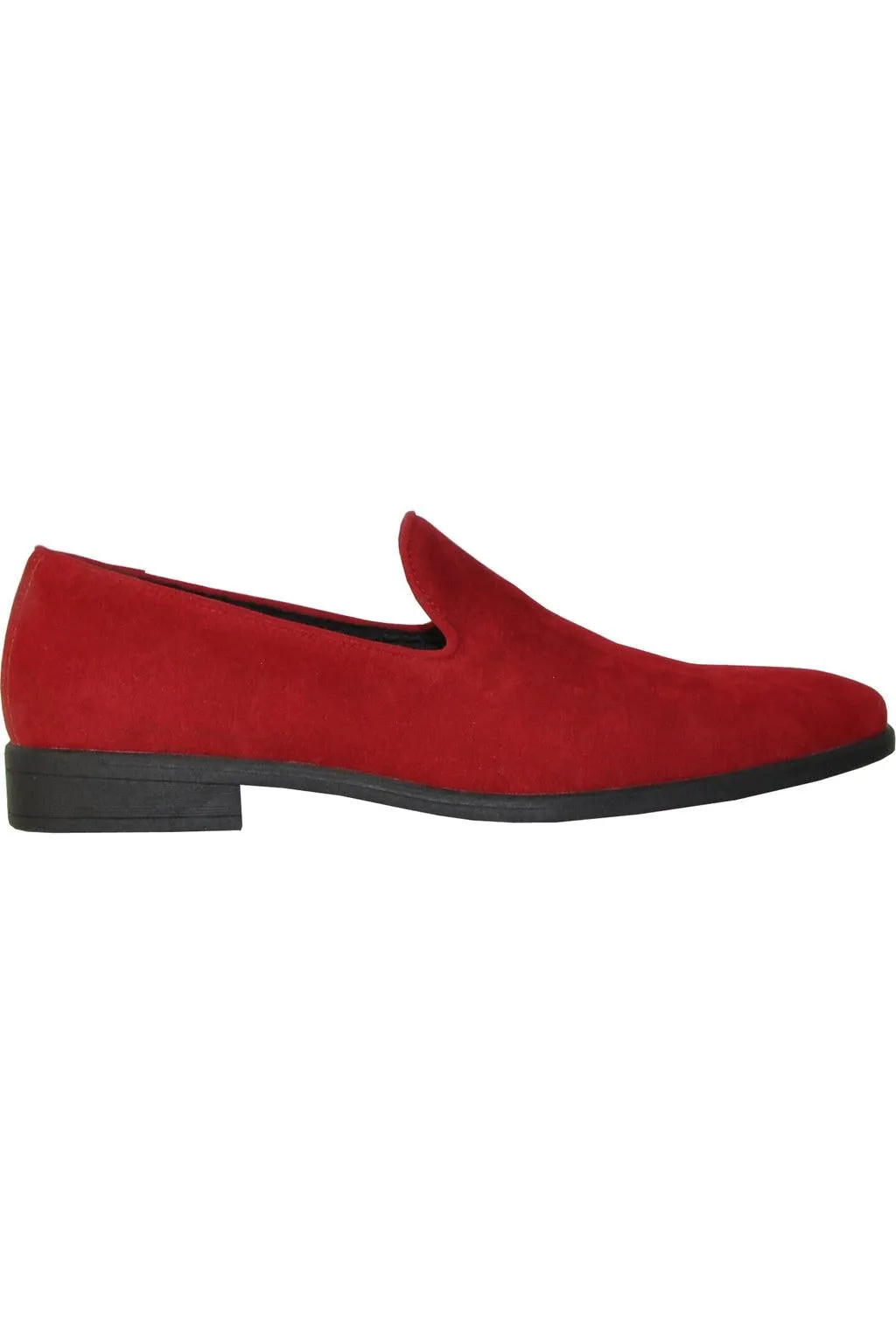 "Chelsea" Red Suede Tuxedo Shoes