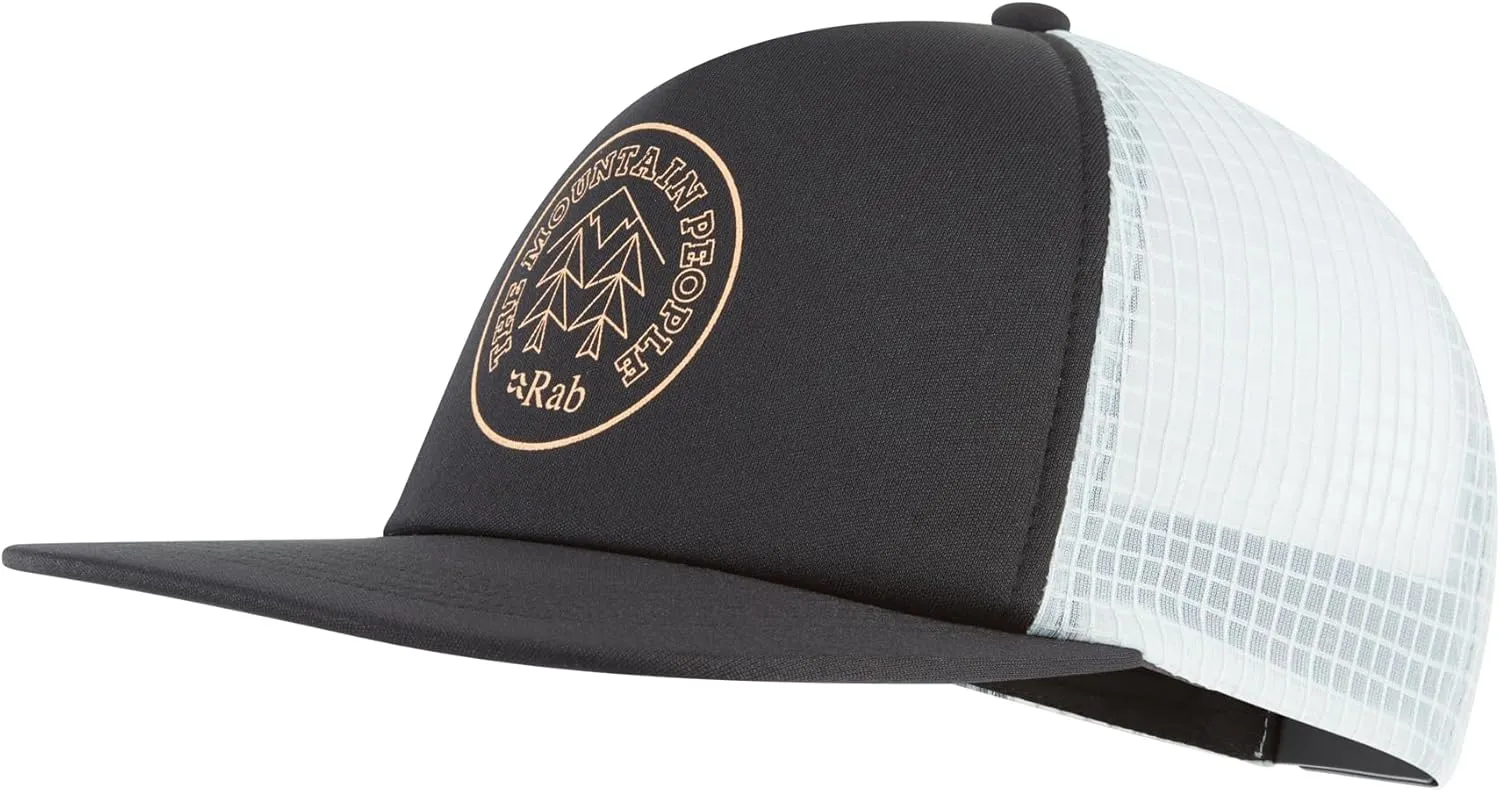 Rab Cirque Print Cap - Lightweight Mesh Adjustable Trucker Hat for Running, Hiking, & Skiing