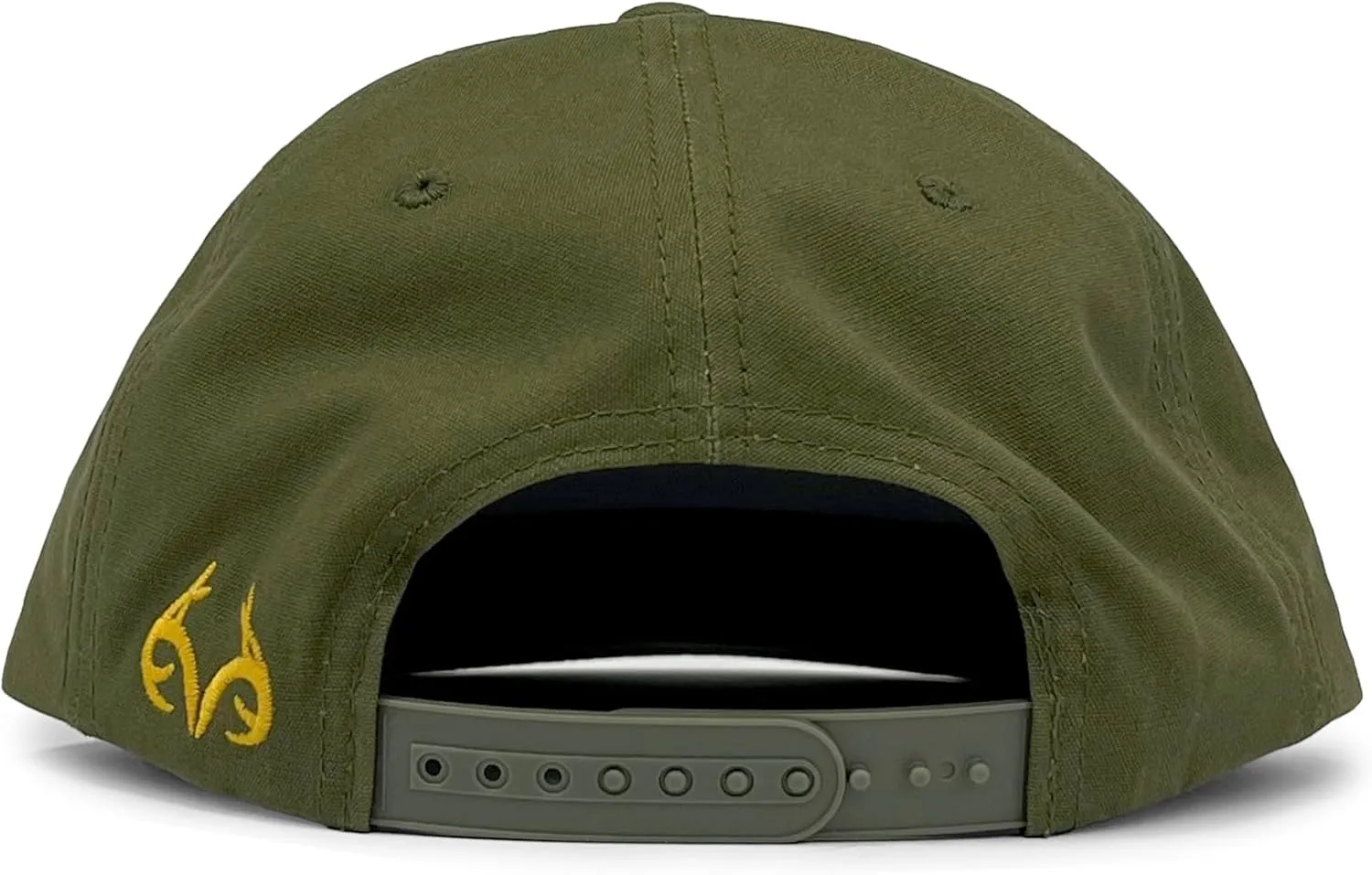 Realtree Camo Rope Hat – Vintage Flat Brim, Adjustable Snapback, Lightweight Outdoor Cap for Hunting, Fishing, and Boating