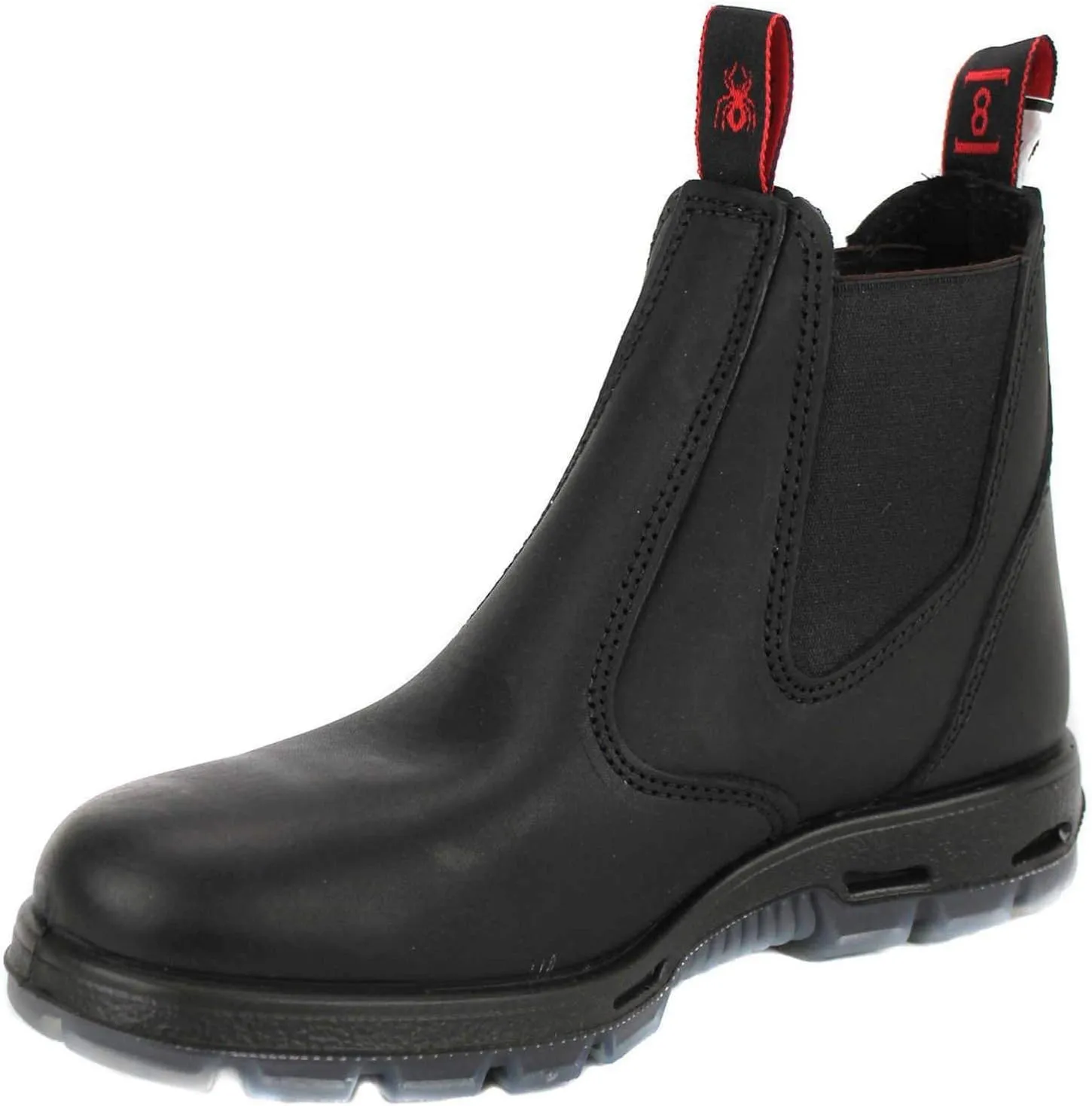 Redback UBBK Easy Escape Slip-On Soft Toe Black Redback Boot Size UK5 = US6