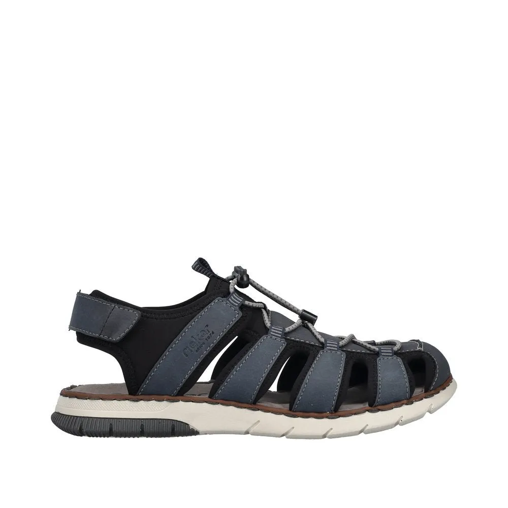 Rieker 25246-14 Mens Sandals Blue