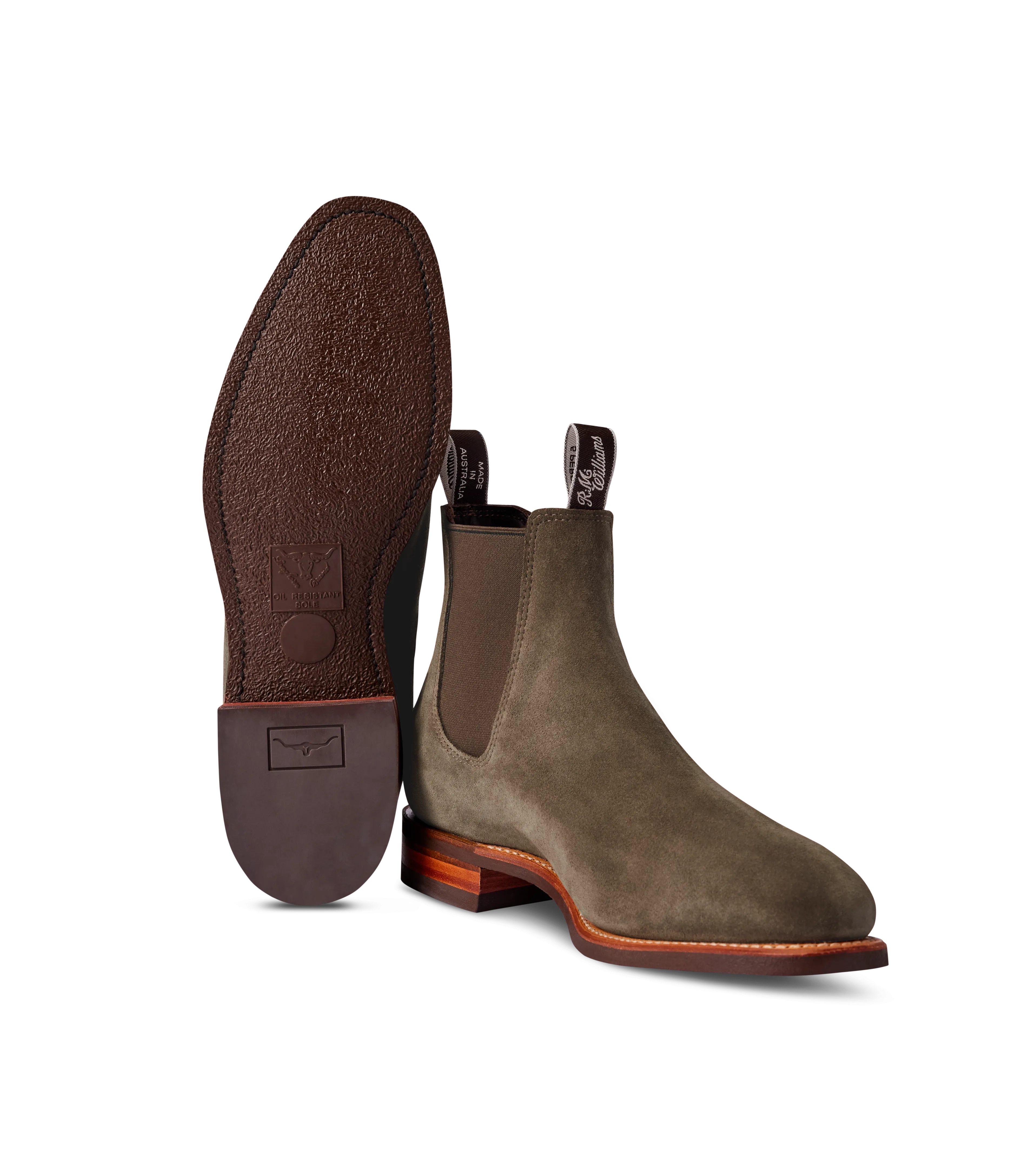 RM Williams | Suede Comfort Craftsman | Lichen