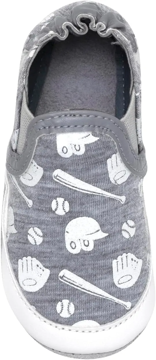 Robeez Baby Boys and Unisex Soft Soles Slip-Resistant Crib Shoes Slippers for Infant and Toddler, 0-24 Months