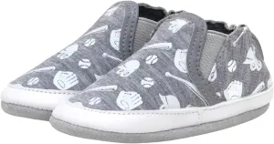 Robeez Baby Boys and Unisex Soft Soles Slip-Resistant Crib Shoes Slippers for Infant and Toddler, 0-24 Months