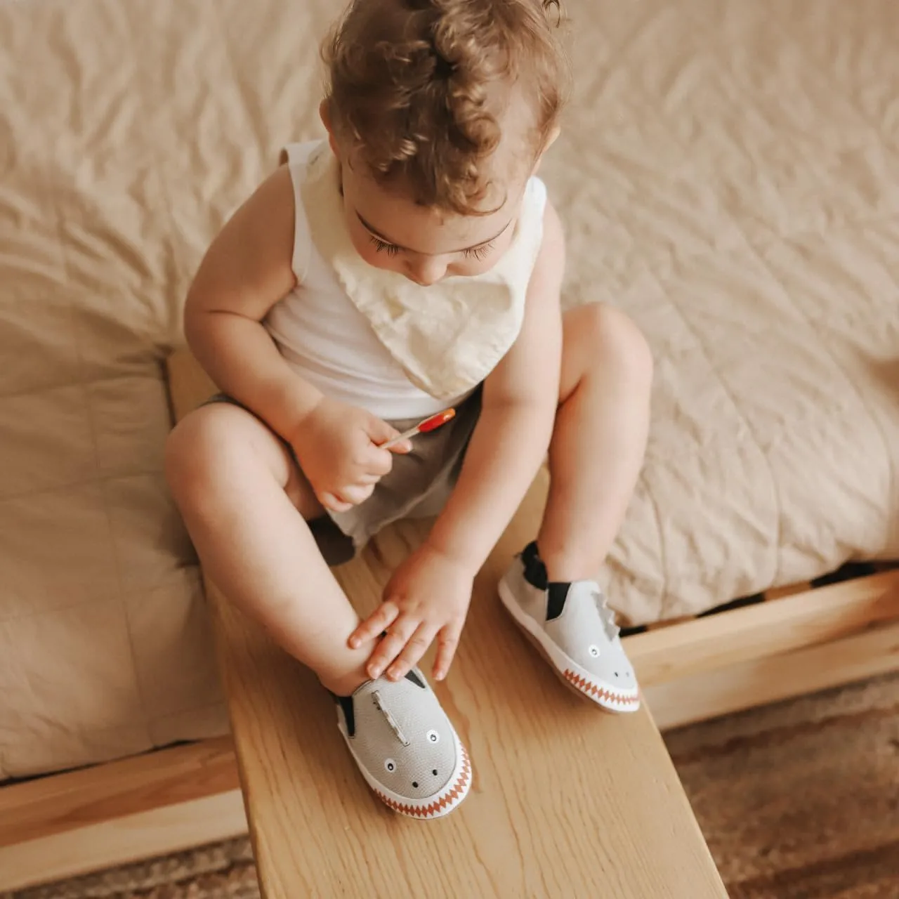 Robeez Baby Boys and Unisex Soft Soles Slip-Resistant Crib Shoes Slippers for Infant and Toddler, 0-24 Months