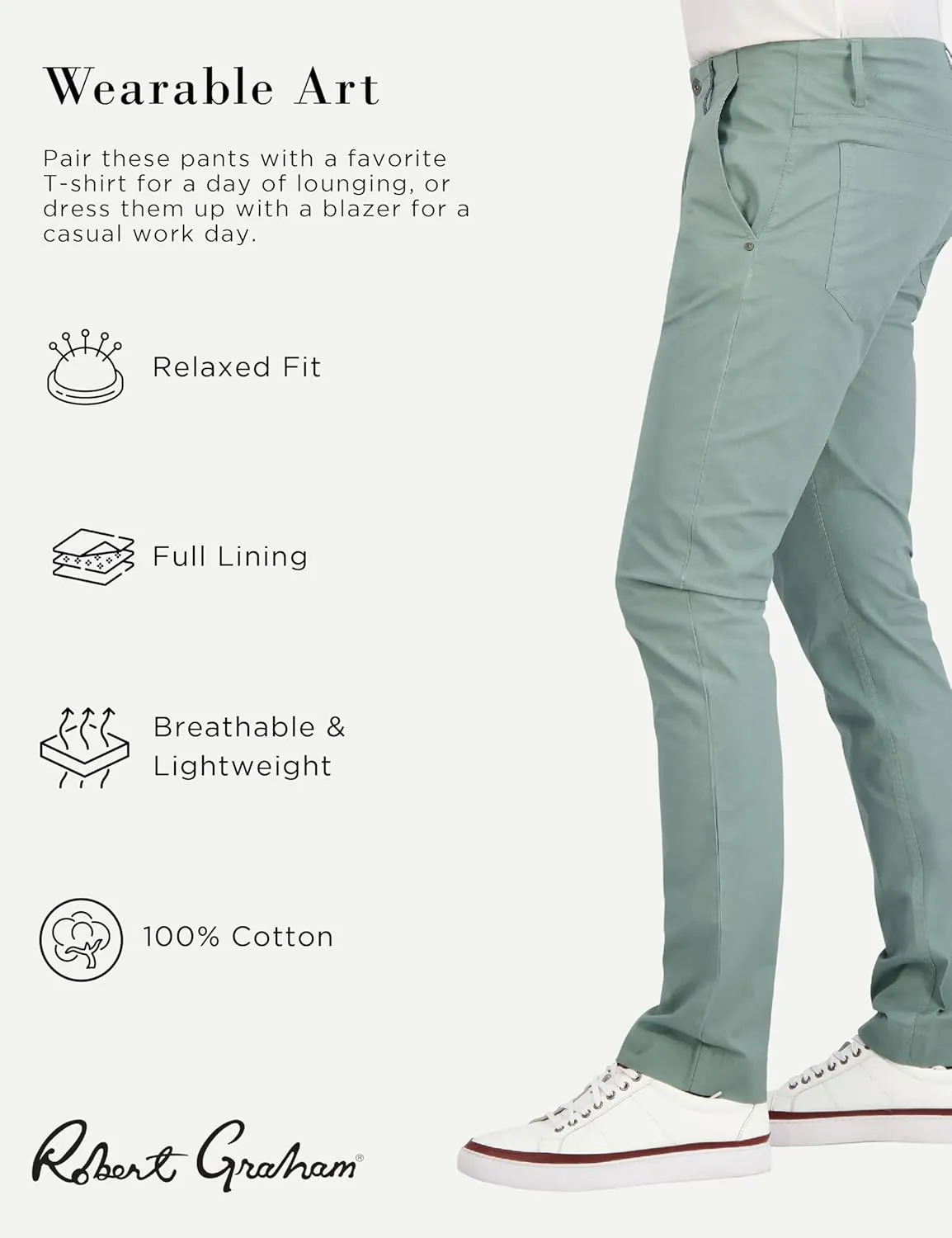 Robert Graham Men's The Roades Jeano 5-Pocket Pants