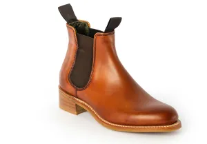 Robinson Gina Rubber Sole - Antique Rosewood Calf