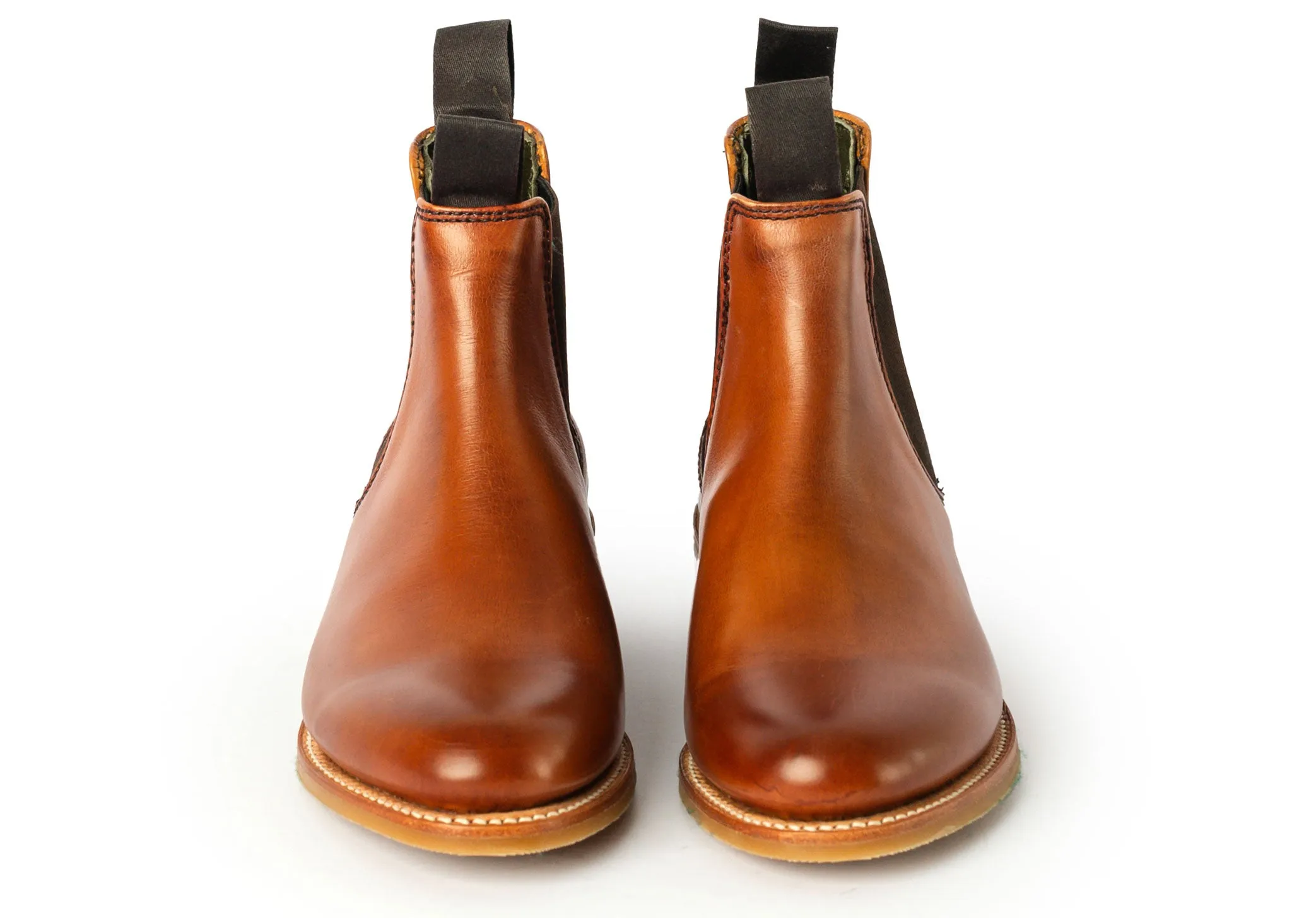Robinson Gina Rubber Sole - Antique Rosewood Calf