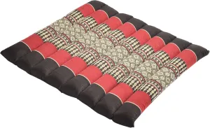 Rollable Cushion - Organic Kapok Filling, use Rolled or Flat for Yoga and Meditation, Lightweight, Great car or seat Cushion