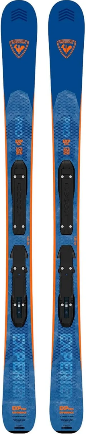 ROSSIGNOL Kid's Experience PRO Lightweight Durable Alpine All-Mountain Snow Skis with Xpress 7 GripWalk B83 Bindings