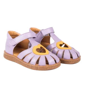 Sandal with contrast heart
