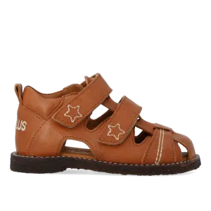Sandal with star embroidery