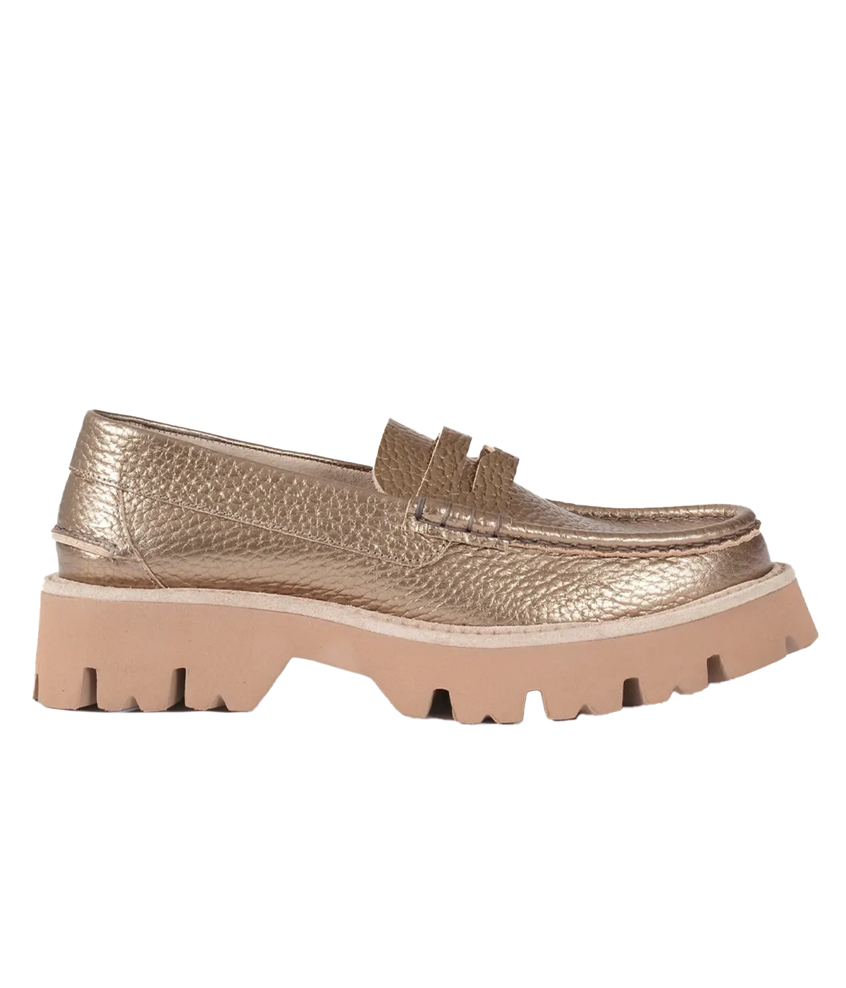 Sebas Loafer in Cava Cervo Lame