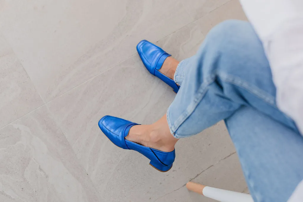 Seconds Sunday Loafer - Metallic Blue