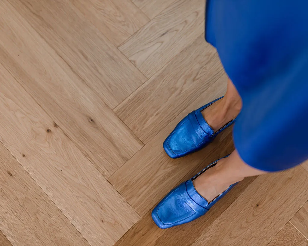 Seconds Sunday Loafer - Metallic Blue