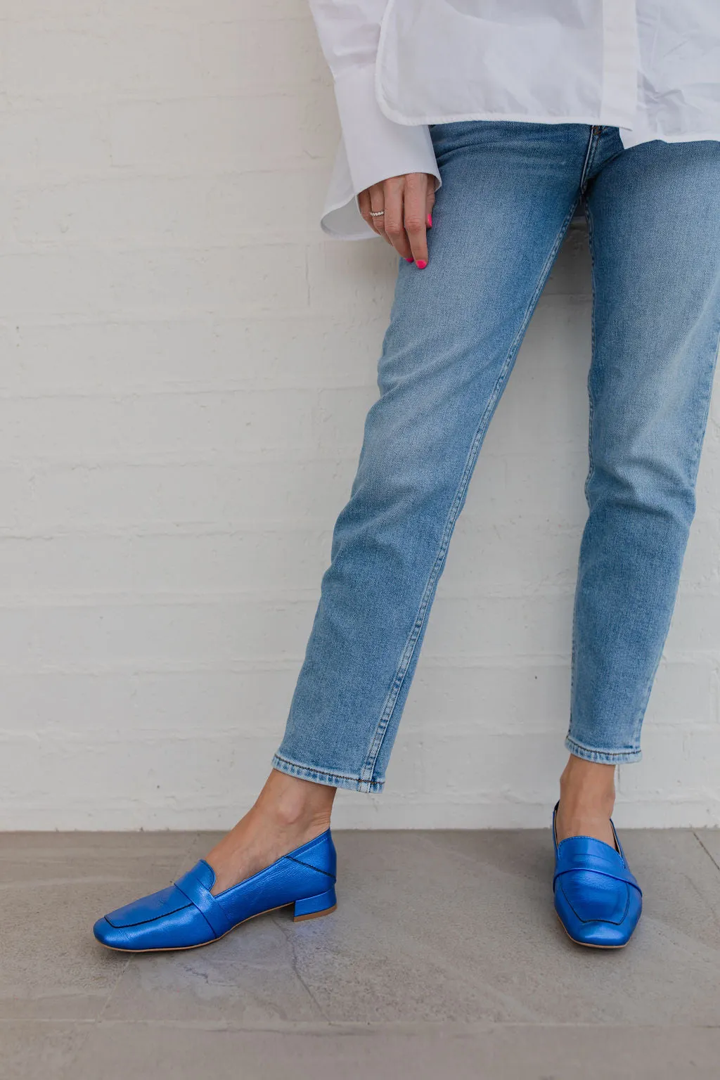 Seconds Sunday Loafer - Metallic Blue