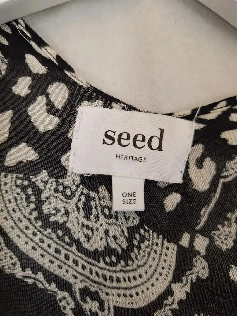 Seed Relaxed Lightweight Shawl Cardigan Size OSFA