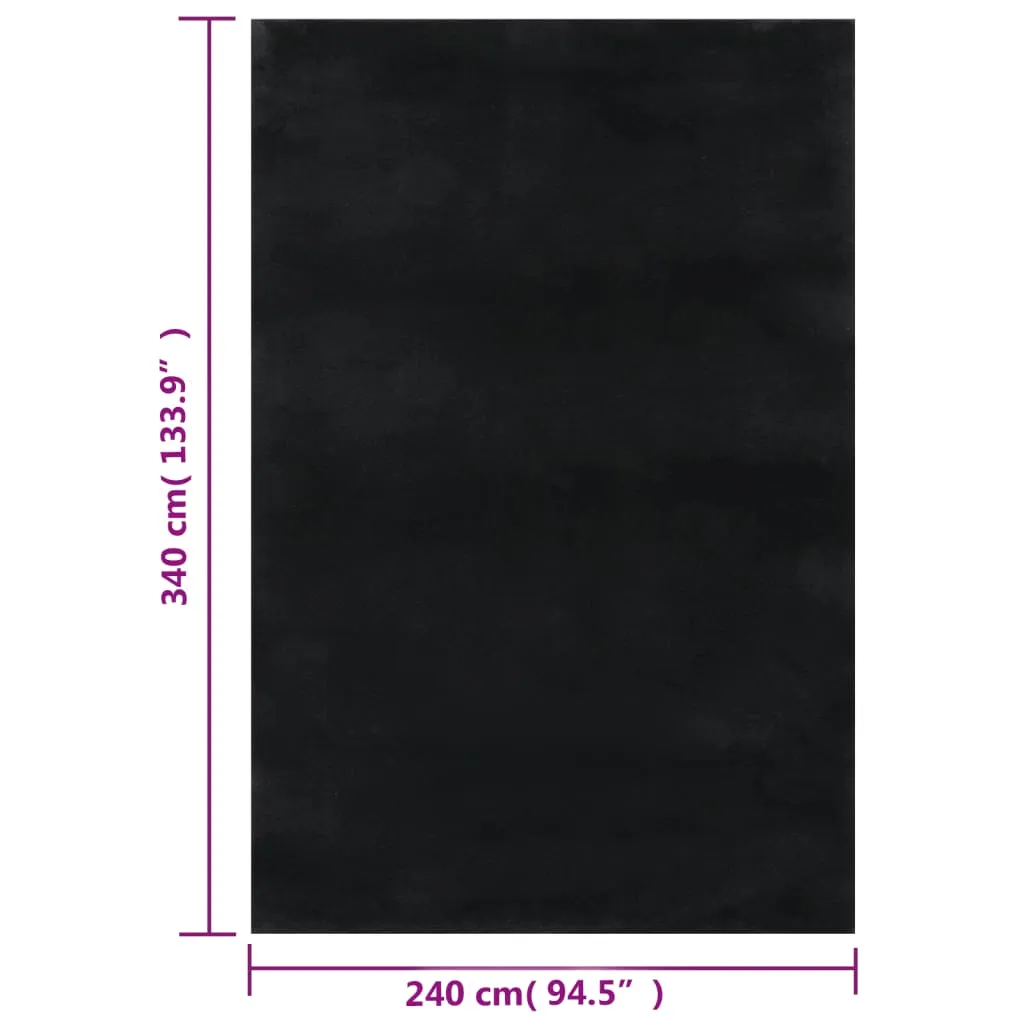 Shaggy Rug Washable Anti Slip Area Rug Soft Fluffy Carpet Polyester