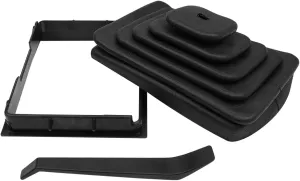 Shifter Boot and Retainer Bezel Kit Compatible with Jeep TJ Wrangler 1997-2004, Transmission Shift Bezel Shifter Boot Kit Replace 53000056 52078558