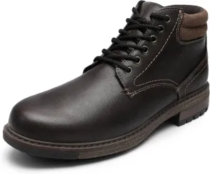 shoeslocker Men's Casual Boots Ankle Boots for Men Dress Loafer Classic Shoes for men With Waterproof Slip Resistant