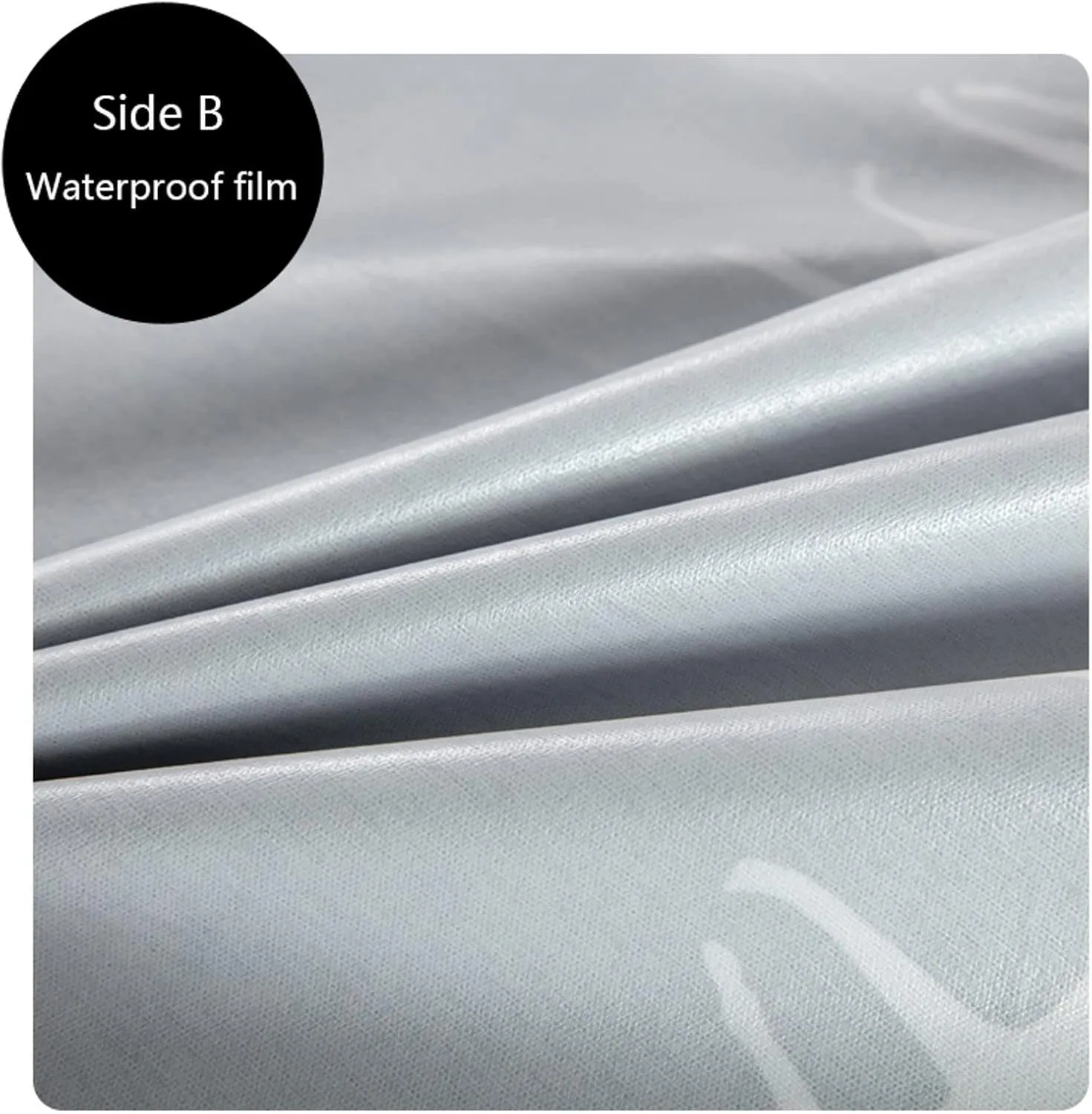 SIELUNO Waterproof Bed Sheet Flat Sheets Lightweight, Mattress Protector Sheet Bed Cover, Furniture Protector Covers for Queen Size Bed-B-230x300cm(90x118in)