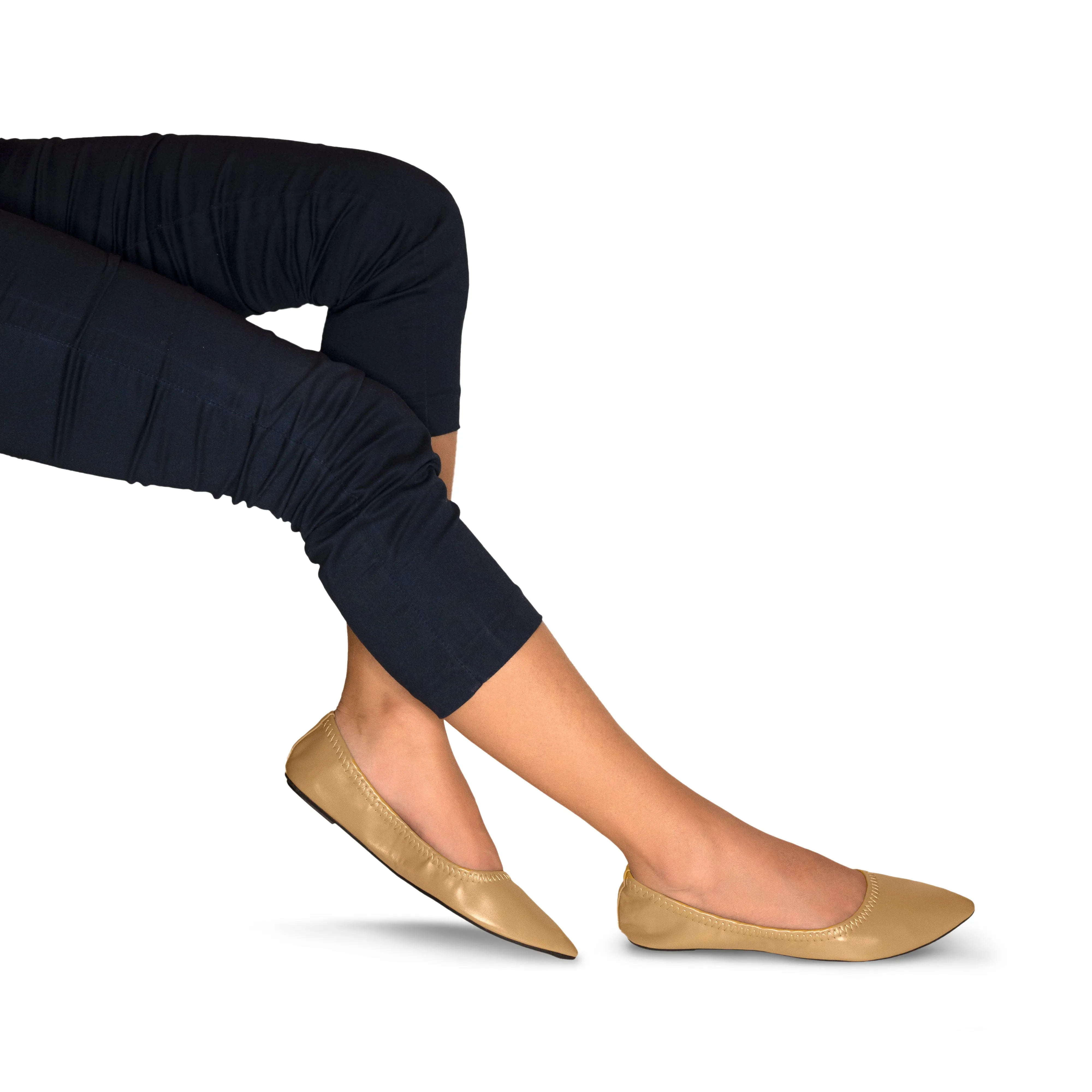 Silky Toes Womens Foldable Flat Ballet Shoes Casual Flats for Women for Purse