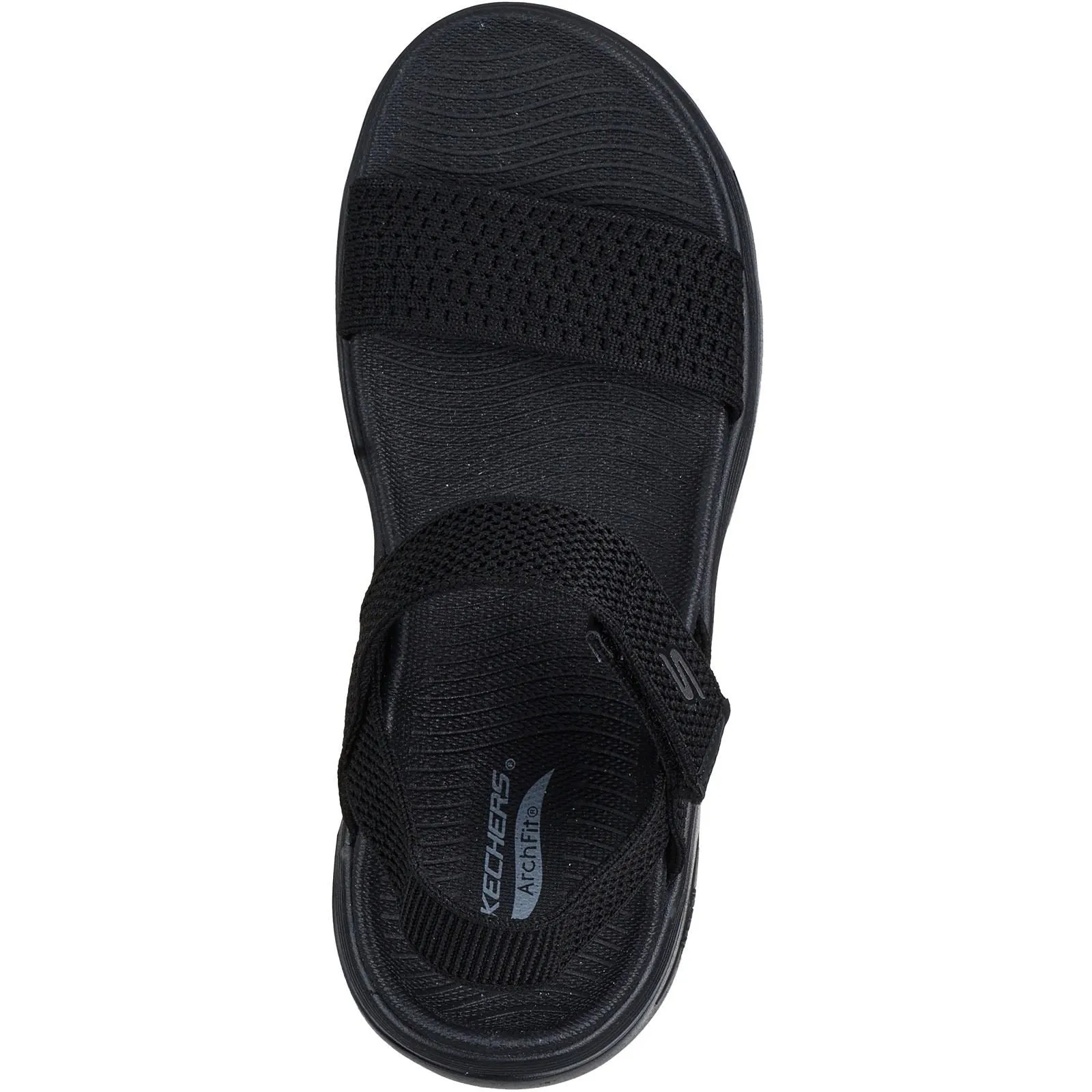 Skechers Go Walk Arch Fit 2.0 Textile Women's Black Sandals