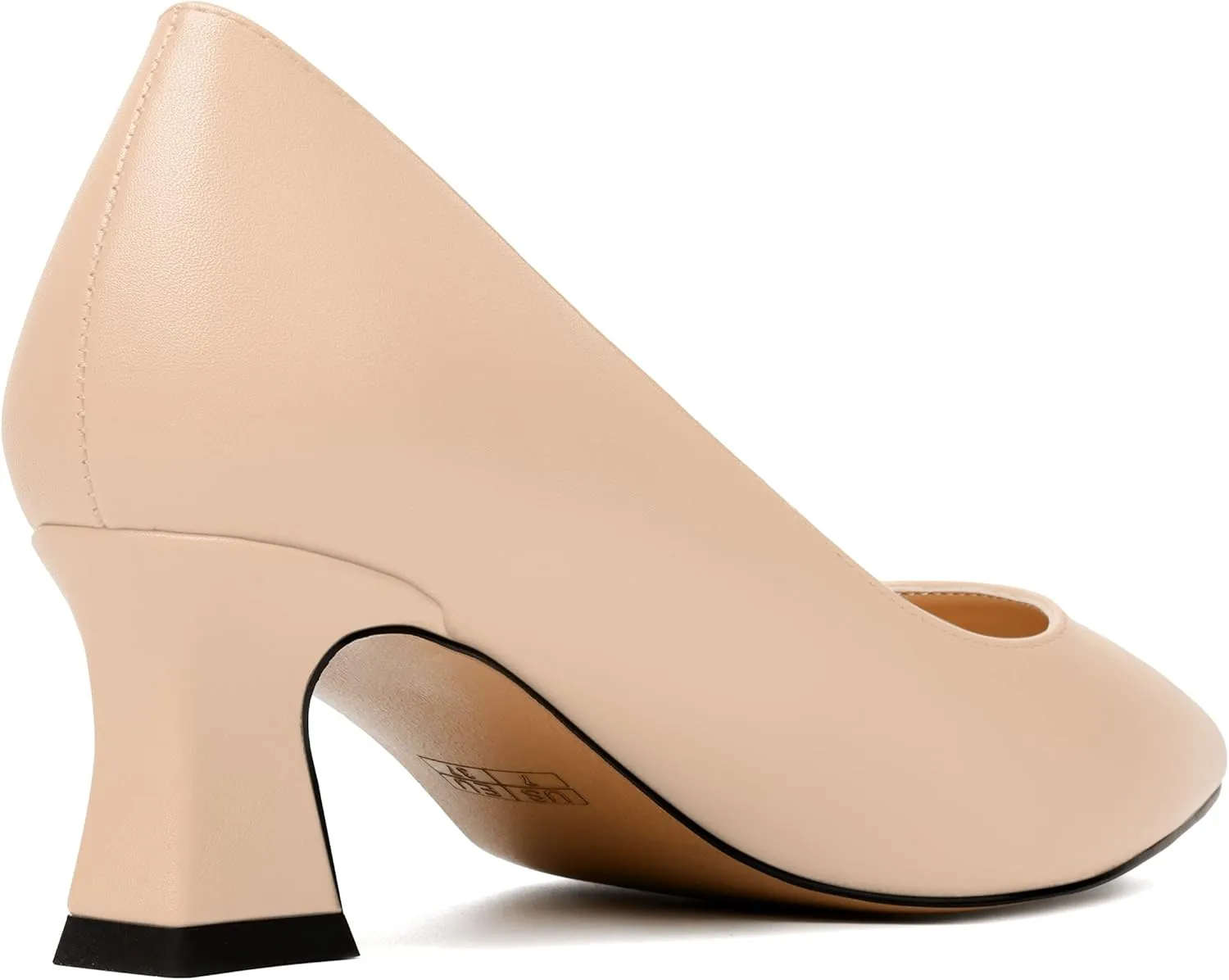 SKYSTERRY Womens Evening Slip On Fashion Pointed Toe Matte Spool Low Heel Pumps Shoes 2 Inch