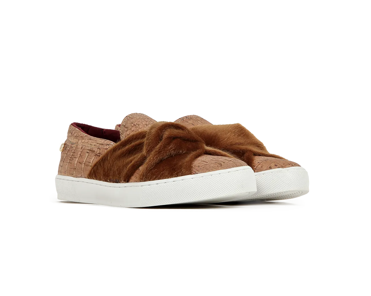 Slip On | Croco Natural