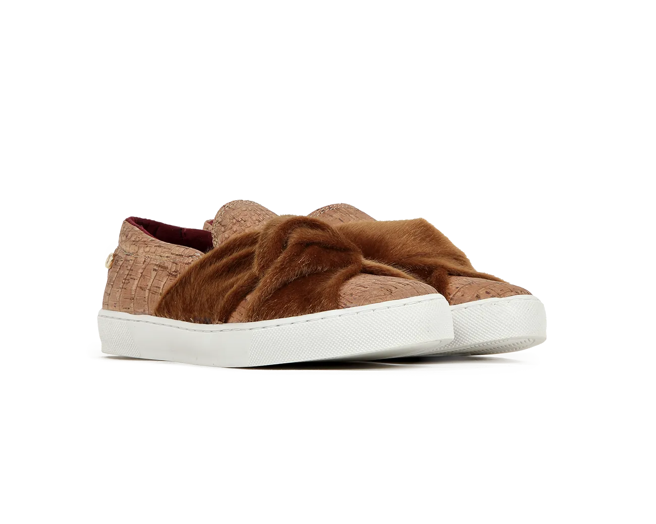 Slip On | Croco Natural