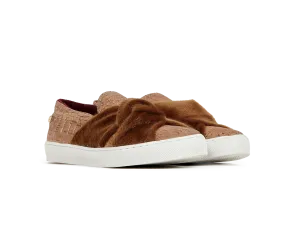 Slip On | Croco Natural