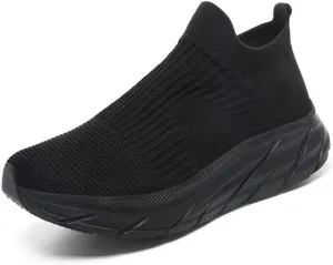 Slip On Sneakers Women Walking Shoes Women Mens Breathable Mesh Athletic Sneakers Cushioned Comfort Sole Tennis Shoes Womens Unisex