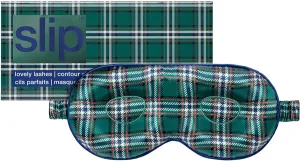 slip Pure Silk Contour Sleep Mask: Protect Your Delicate Lashes with Our Innovative, Lash-Friendly Design. Experience Uninterrupted Beauty Sleep with Slipsilk Comfort, 1 Contour Mask, Heather