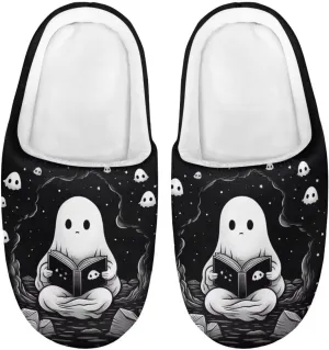 Slippers for Girls Kids Boys Size 9-15 Winter Warm Cotton Slippers Soft Slip On Shoes