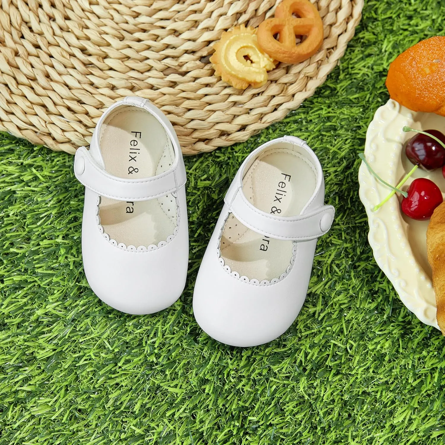 Soft Sole Baby Dress Shoes - Infant Baby Walking Shoes Moccasinss Rubber Sole Crib Shoes.