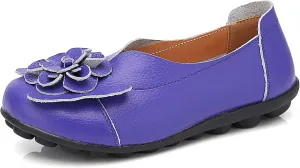 Solaud Women's Comfortable Loafers Soft Slip on Casual Round Toe Moccasins Driving Flats Work Walking Shoes