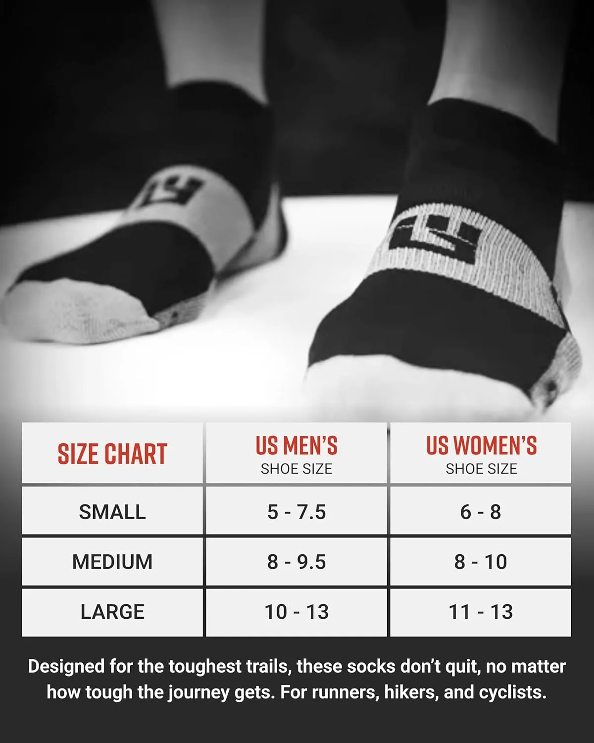 Spartan Race No-Show Running Socks, Cushioned, Non-Slip, Breathable Compression Athletic Ankle Socks, 2-Pack