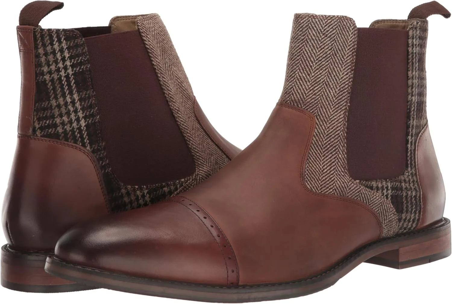 STACY ADAMS Men's Finney Cap Toe Chelsea Boot