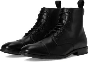 STACY ADAMS Men's Henry Cap Toe Lace-up Boot Fashion