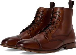 Stacy Adams Men's Henry Cap Toe Lace-up Boot Fashion