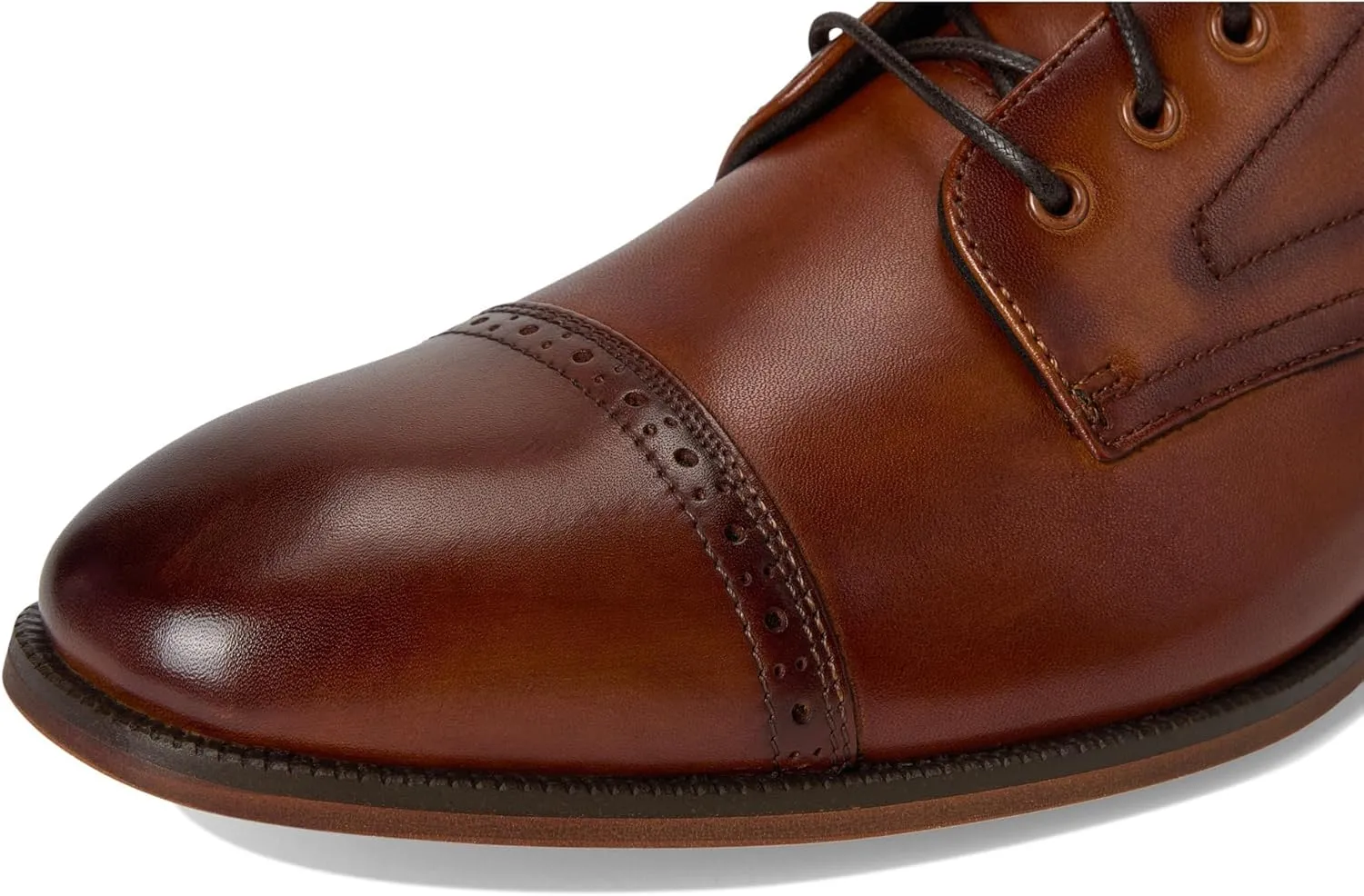 Stacy Adams Men's Henry Cap Toe Lace-up Boot Fashion