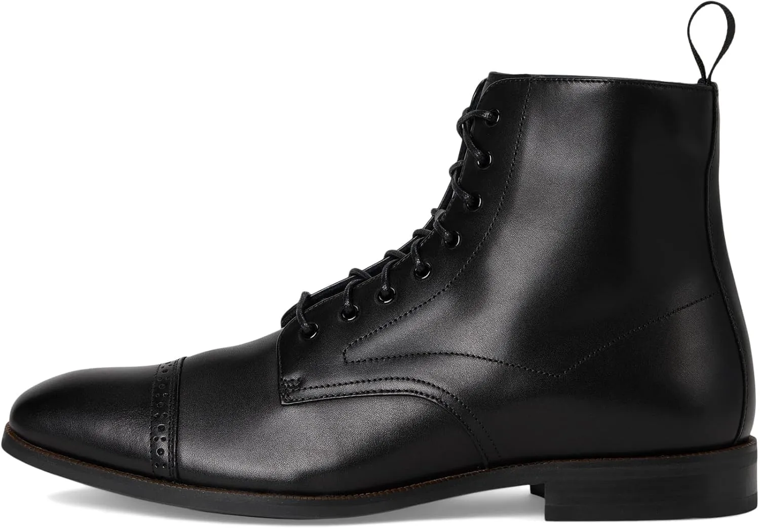 STACY ADAMS Men's Henry Cap Toe Lace-up Boot Fashion
