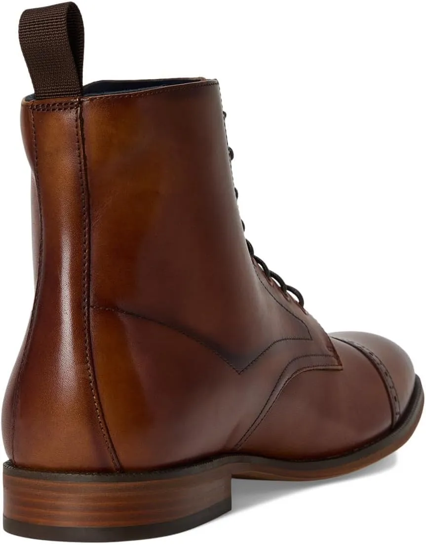 Stacy Adams Men's Henry Cap Toe Lace-up Boot Fashion